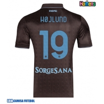 Camisa de Futebol SSC Napoli Rasmus Hojlund #19 Equipamento Alternativo 2025-26 Manga Curta